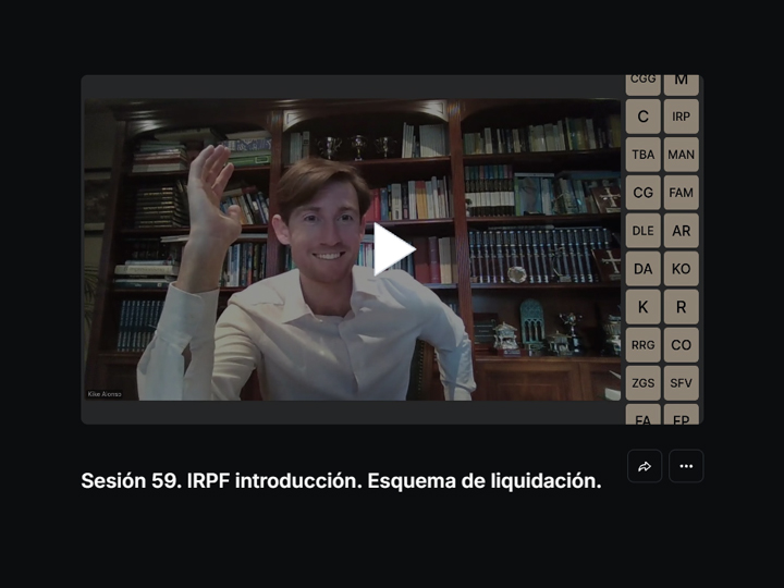 Clase en directo de la comunidad